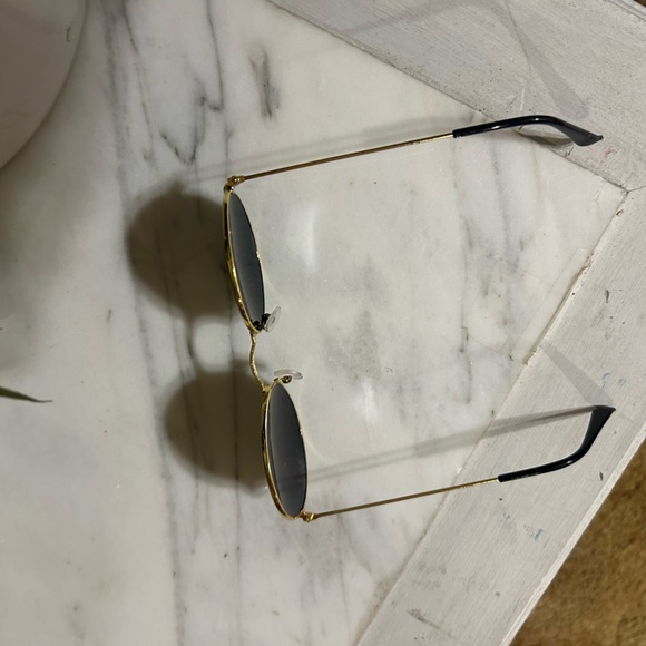 Retro 1990s Fashion Oval Mirrored Flat Lens Unisex Sunglasses - Picture 4 of 9